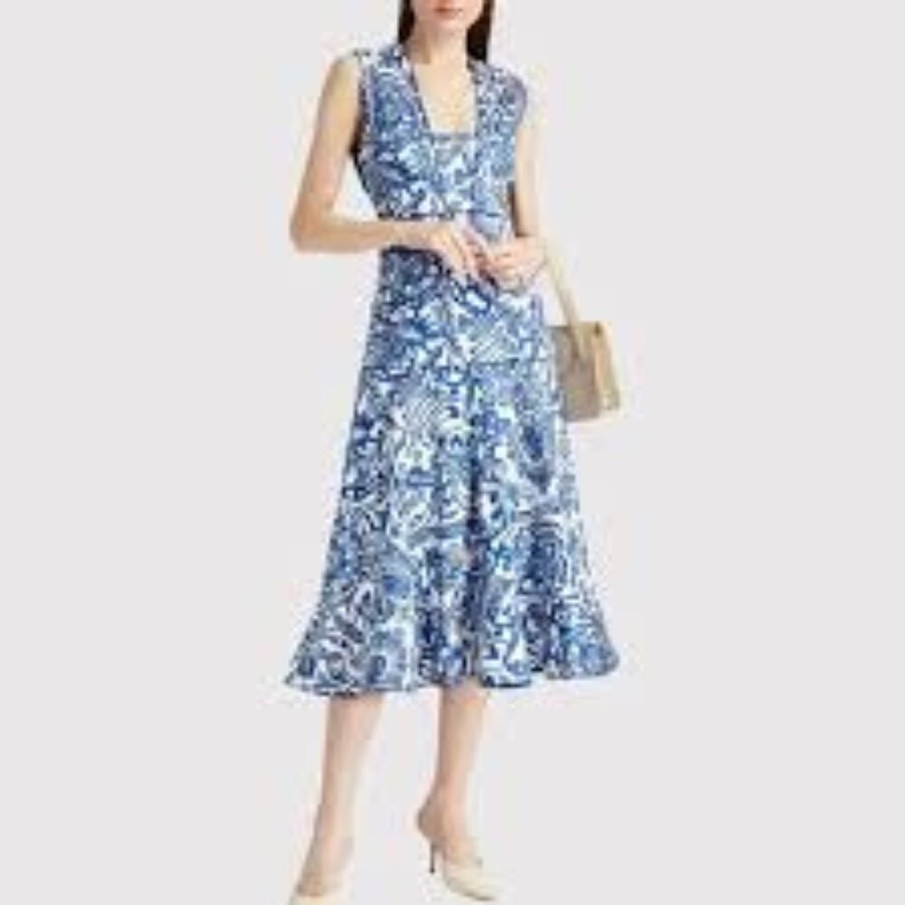 Alexis blue Marianna dress (size small)